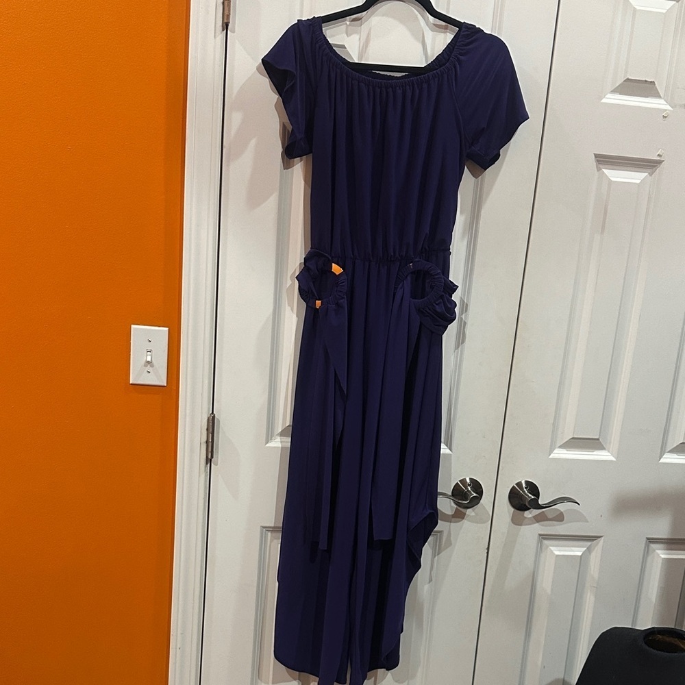 NWOT MSK Women's High jumpsuit in Deep Blue size S